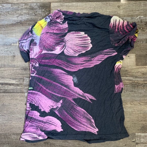 Christopher Kane Floral Burnout Tee knit crew - Picture 2 of 2